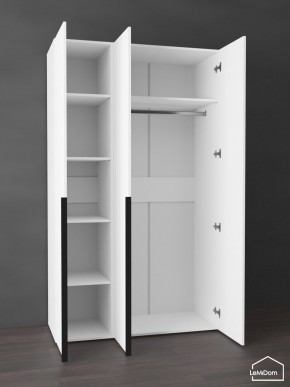 Шкаф Linnea MHR-3-1 2050х1200х510 (Белый-М 11.1.2) в Режи - rezh.mebel24.online | фото 4