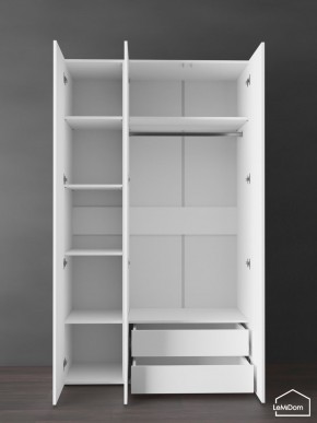 Шкаф Linnea MHR-3PO-2 2050х1200х510 (Белый-М 11.1.2) в Режи - rezh.mebel24.online | фото 5