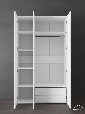 Шкаф Linnea MHR-3PO-2 2050х1200х510 (Белый-М 11.1.2) в Режи - rezh.mebel24.online | фото 6