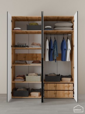 Шкаф Linnea MHR-4-2 2050х1600х510 (ДВ-М 11.1.25) в Режи - rezh.mebel24.online | фото 6