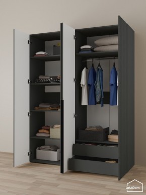 Шкаф Linnea MHR-4-2 2050х1600х510 (Графит-М 11.1.25) в Режи - rezh.mebel24.online | фото 5