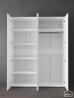 Шкаф Linnea MHR-4PO-1 2050х1600х510 (Белый-М 11.1.1) в Режи - rezh.mebel24.online | фото 4