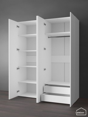 Шкаф Linnea MHR-4PO-2 2050х1600х510 (Белый-М 11.1.2) в Режи - rezh.mebel24.online | фото 6