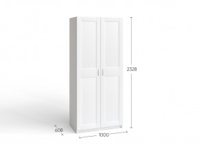 Шкаф МАКС двухдверный широкий, цвет белый в Режи - rezh.mebel24.online | фото 4