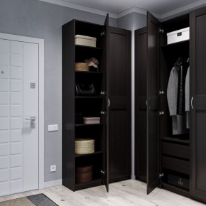 Шкаф МАКС однодверный узкий, цвет Дуб Венге в Режи - rezh.mebel24.online | фото 4