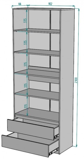 Шкаф Мальта H185 в Режи - rezh.mebel24.online | фото 2