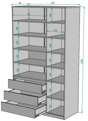 Шкаф Мальта H211 в Режи - rezh.mebel24.online | фото 2