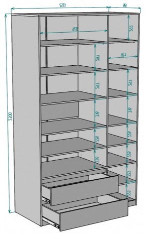 Шкаф Мальта H219 в Режи - rezh.mebel24.online | фото 2