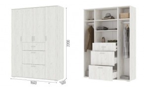 Шкаф Нельсон ШК03 Дуб крафт белый в Режи - rezh.mebel24.online | фото 2