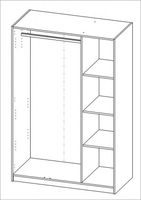 Шкаф ОРИОН трехдверный, цвет Дуб Венге в Режи - rezh.mebel24.online | фото 3