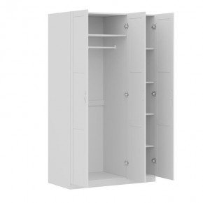 Шкаф ПЕГАС трехдверный с рамочным фасадом, цвет белый в Режи - rezh.mebel24.online | фото 2