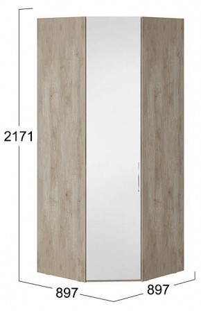 Шкаф платяной Эмбер СМ-348.07.007 L в Режи - rezh.mebel24.online | фото 3