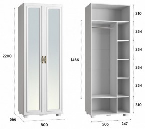 Шкаф платяной Монблан МБ-26К в Режи - rezh.mebel24.online | фото 3