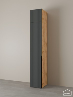 Шкаф с антресолью Linnea MHR-1A-1 2450х400х510 (ДВ-М 11.1.25) в Режи - rezh.mebel24.online | фото 5