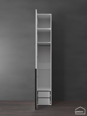 Шкаф с антресолью Linnea MHR-1A-3 2450х400х510 (Белый-М 11.1.1) в Режи - rezh.mebel24.online | фото 5