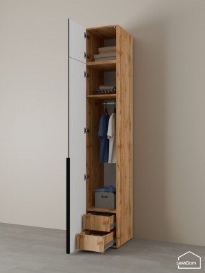 Шкаф с антресолью Linnea MHR-1A-3 2450х400х510 (ДВ-М 11.1.25) в Режи - rezh.mebel24.online | фото 5