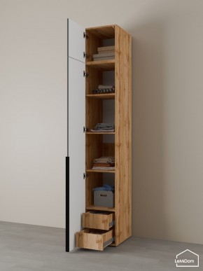 Шкаф с антресолью Linnea MHR-1A-4 2450х400х510 (ДВ-М 11.1.25) в Режи - rezh.mebel24.online | фото 5
