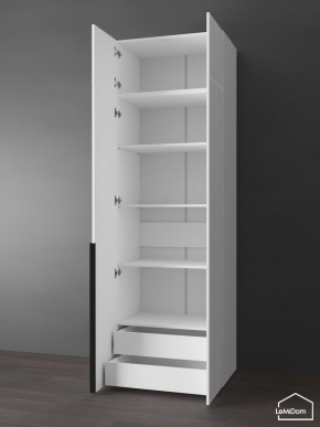 Шкаф с антресолью Linnea MHR-2A-4 2450х800х510 (Белый-М 11.1.2) в Режи - rezh.mebel24.online | фото 5