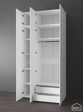 Шкаф с антресолью Linnea MHR-3POA-2 2450х1200х510 (Белый-М 11.1.1) в Режи - rezh.mebel24.online | фото 5