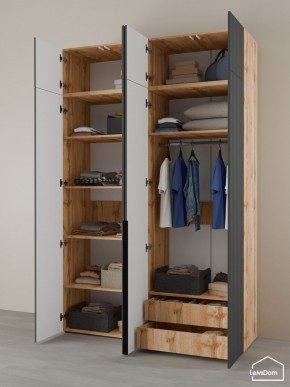 Шкаф с антресолью Linnea MHR-4A-2 2450х1600х510 (ДВ-М 11.1.25) в Режи - rezh.mebel24.online | фото 6