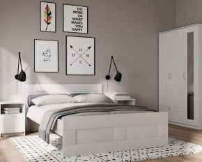 Шкаф СИРИУС трехдверный с выдвижным ящиком, цвет белый в Режи - rezh.mebel24.online | фото 2