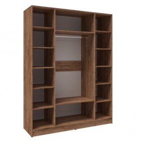 Шкаф Вегас 1600 Дуб крафт табачный/Дуб крафт белый в Режи - rezh.mebel24.online | фото 2
