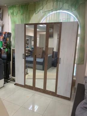 Шкаф Вегас 2000 Дуб крафт табачный/Дуб крафт белый в Режи - rezh.mebel24.online | фото 3