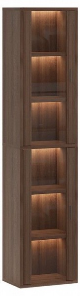 Шкаф-витрина Домино СУ(ш1в2)+2ФС в Режи - rezh.mebel24.online | фото