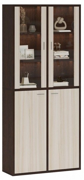 Шкаф-витрина Домино СУ(ш2в2)+2ФС+2ФГ в Режи - rezh.mebel24.online | фото 2