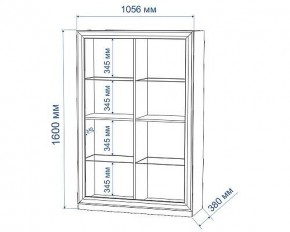 Шкаф-витрина Нобиле ШВтН ФСД-ФСД в Режи - rezh.mebel24.online | фото 2