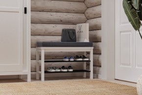 Скамья 85х50 Кантри для обуви белая в Режи - rezh.mebel24.online | фото 4