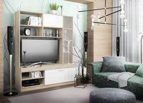 СОФИ Гостиная (модульная) дуб сонома/белый глянец в Режи - rezh.mebel24.online | фото 26