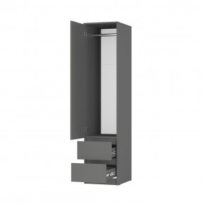 Спальня Симпл (графит) модульная в Режи - rezh.mebel24.online | фото 15