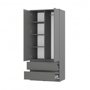 Спальня Симпл (графит) модульная в Режи - rezh.mebel24.online | фото 32