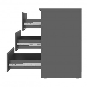 Спальня Симпл (графит) модульная в Режи - rezh.mebel24.online | фото 4