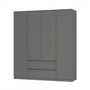 Спальня Симпл (графит) модульная в Режи - rezh.mebel24.online | фото 40