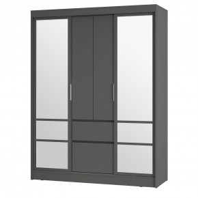 Спальня Симпл (графит) модульная в Режи - rezh.mebel24.online | фото 44