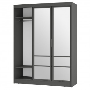 Спальня Симпл (графит) модульная в Режи - rezh.mebel24.online | фото 50