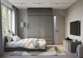 Спальня Симпл (графит) модульная в Режи - rezh.mebel24.online | фото 52