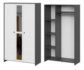 Спальный гарнитур Дольче (графит/белый) модульный в Режи - rezh.mebel24.online | фото 6