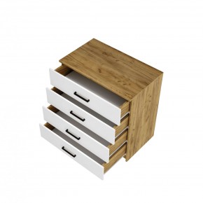 Спальный гарнитур Евро (модульный) Крафт/Белый в Режи - rezh.mebel24.online | фото 11