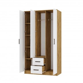 Спальный гарнитур Евро (модульный) Крафт/Белый в Режи - rezh.mebel24.online | фото 28