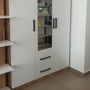 Спальный гарнитур Евро (модульный) Крафт/Белый в Режи - rezh.mebel24.online | фото 30