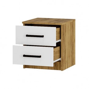 Спальный гарнитур Евро (модульный) Крафт/Белый в Режи - rezh.mebel24.online | фото 4