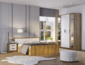Спальный гарнитур Евро (модульный) Крафт/Белый в Режи - rezh.mebel24.online | фото 8