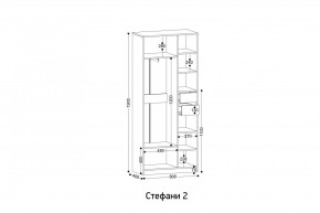 СТЕФАНИ-2 Шкаф в Режи - rezh.mebel24.online | фото 2