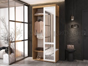 СТЕЛЛА-1 Прихожая (ЛДСП) дуб крафт/белый в Режи - rezh.mebel24.online | фото 3