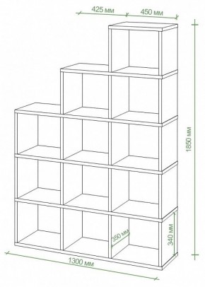 Стеллаж Бартоло СЛД 5 в Режи - rezh.mebel24.online | фото 2