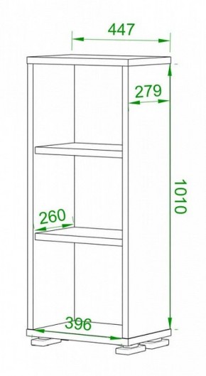 Стеллаж Домино нельсон ПУ-10-1 в Режи - rezh.mebel24.online | фото 2