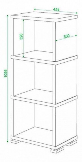 Стеллаж Домино СБ-15/3 в Режи - rezh.mebel24.online | фото 2